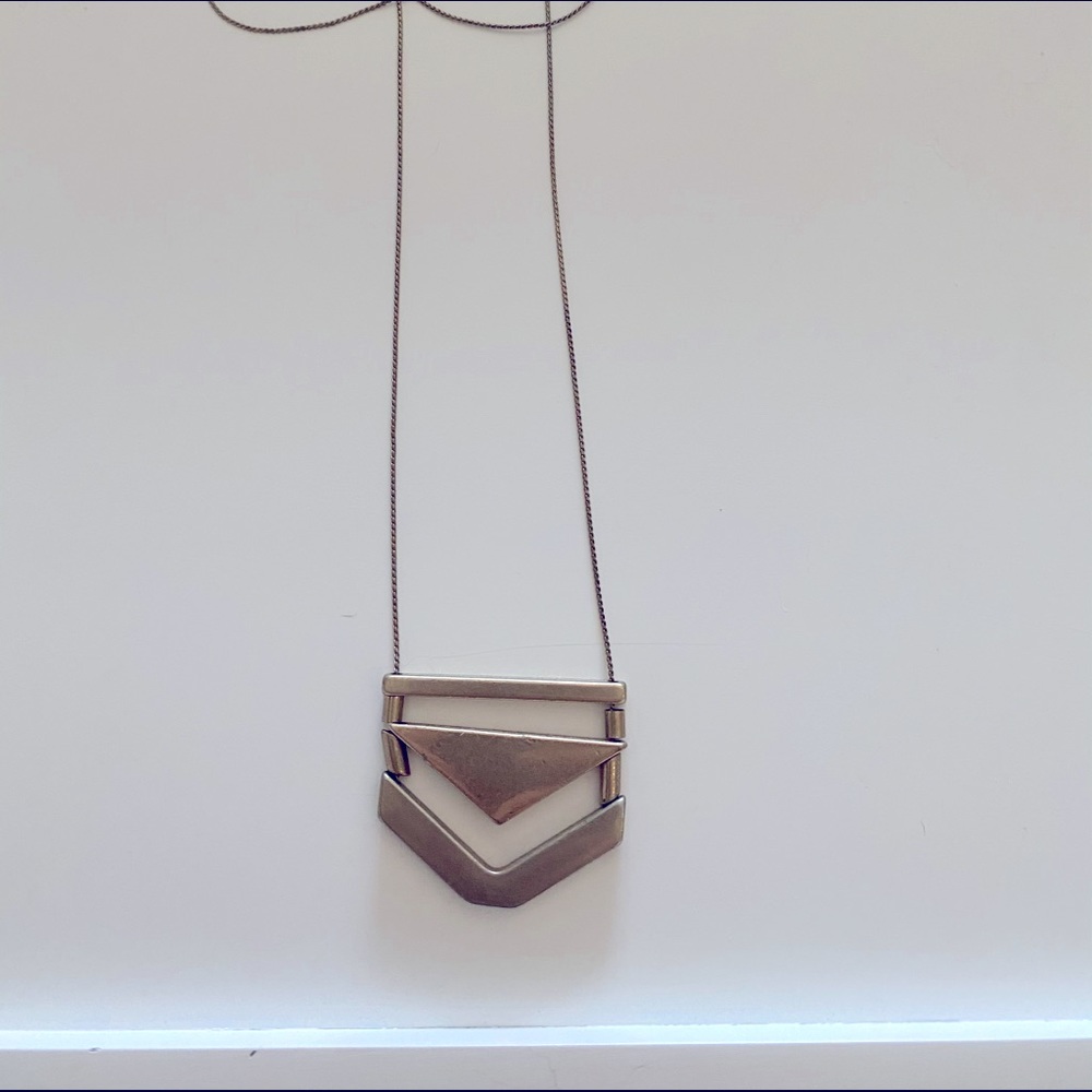 Gold chunky necklace (long)